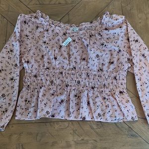 Madewell Sophia Top in Bouquet Floral XL
